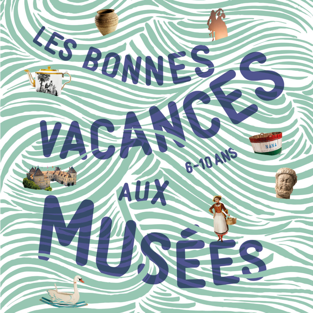 Affiche Les bonnes vacances aux musées 2024 © Florence Chèvre