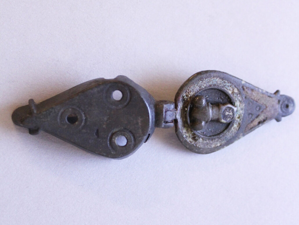 Bronze seal box from the Roman period, found in Nyon