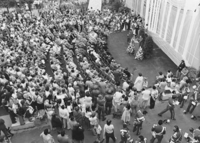 Inauguration of the Roman Museum of Nyon in September 1979