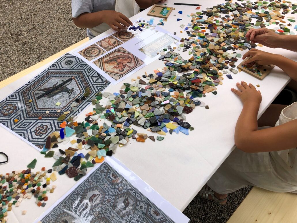 Atelier mosaïque MRN_Un été sous les marronniers