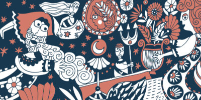 Affiche des journées romaines par Albin Christen